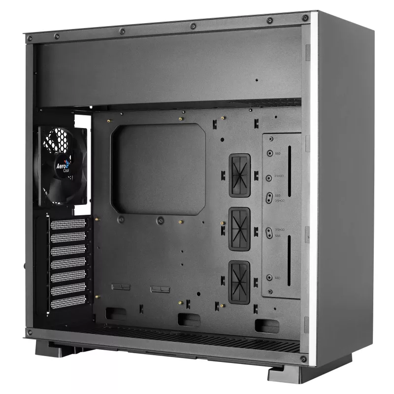 Caixa Midi Tower Aerocool Glo Preto