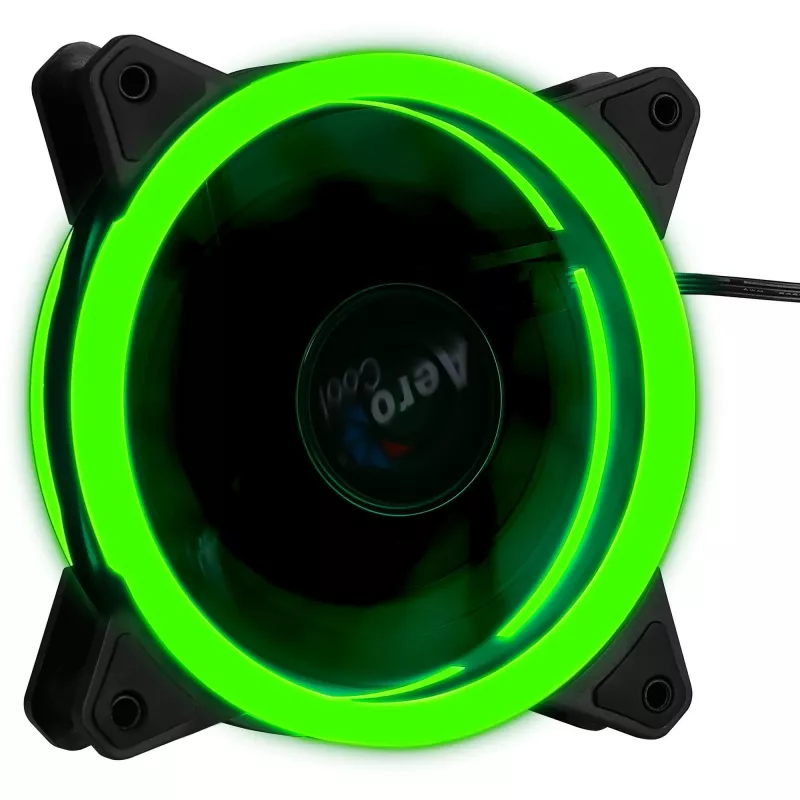 Ventoinha para caixa de computador Aerocool Rev RGB 12 cm Preto