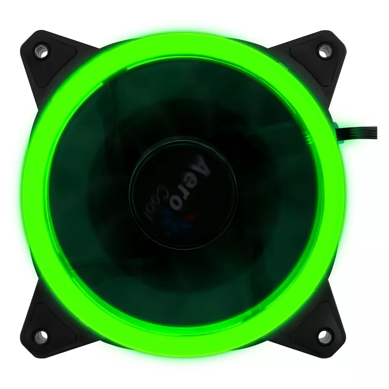 Ventoinha para caixa de computador Aerocool Rev RGB 12 cm Preto