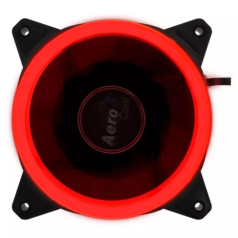 Ventoinha para caixa de computador Aerocool Rev RGB 12 cm Preto