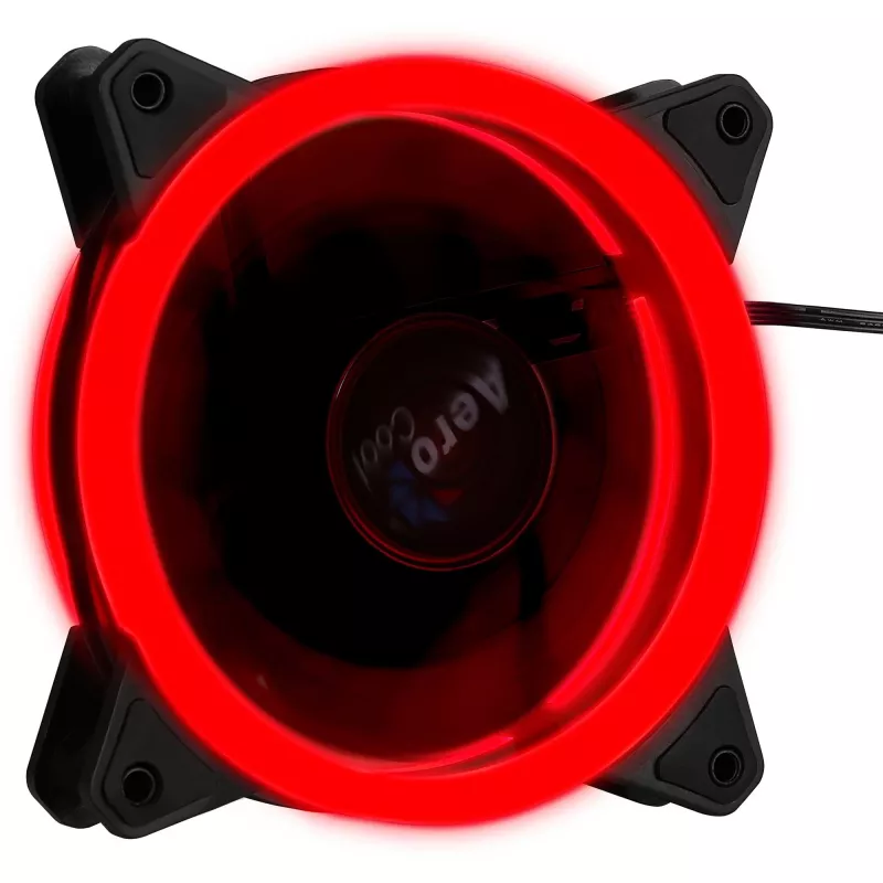 Ventoinha para caixa de computador Aerocool Rev RGB 12 cm Preto