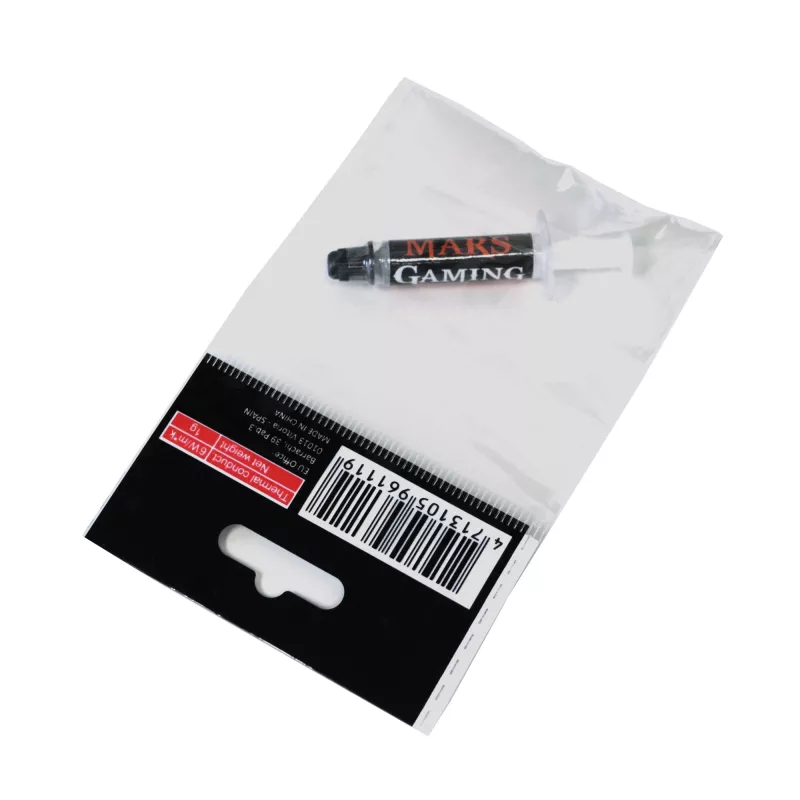 Pasta térmica para PC Mars Gaming MT0 1g 6W Temperatura 30-280º Segurança máxima