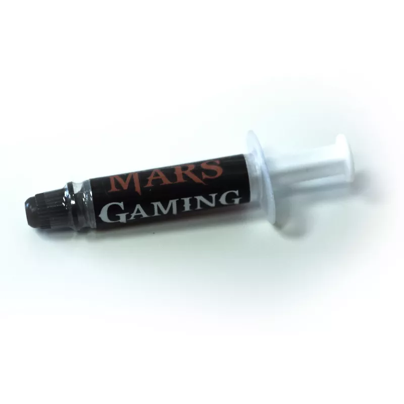 Pasta térmica para PC Mars Gaming MT0 1g 6W Temperatura 30-280º Segurança máxima
