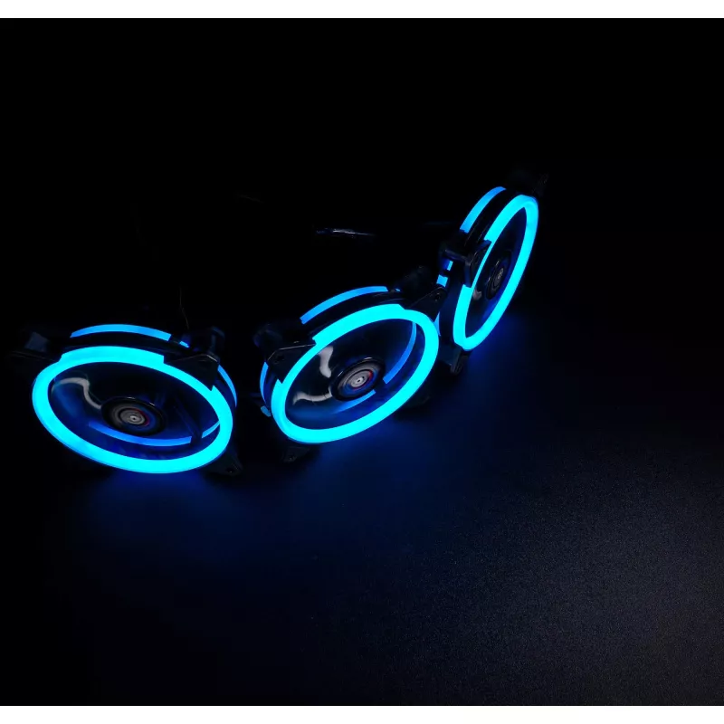 Ventoinha para caixa Aerocool Rev RGB Pro 12 cm Preto