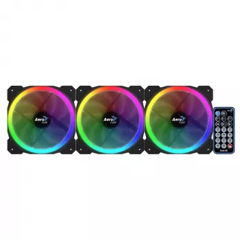 Ventoinha para caixa de computador Aerocool Orbit RC 12 cm Preto