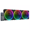Ventoinha para caixa de computador Aerocool Orbit RC 12 cm Preto