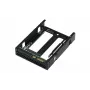 QNAP QDA-A2AR - Caixa RAID interna - 3.5 to 2 x 2.5 (8,9 cm até 2 x 6,4 cm) - RAID 0, 1, JBOD - SATA 6Gb/s