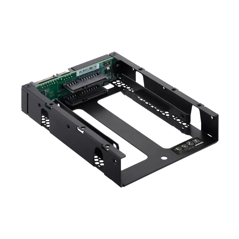 QNAP QDA-A2AR - Caixa RAID interna - 3.5 to 2 x 2.5 (8,9 cm até 2 x 6,4 cm) - RAID 0, 1, JBOD - SATA 6Gb/s