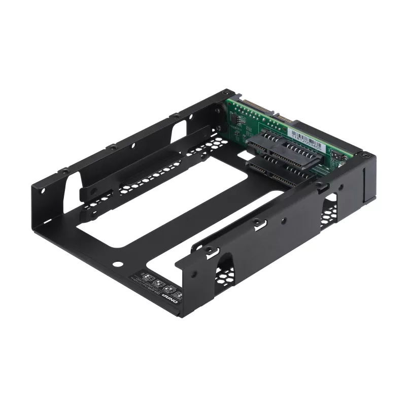 QNAP QDA-A2AR - Caixa RAID interna - 3.5 to 2 x 2.5 (8,9 cm até 2 x 6,4 cm) - RAID 0, 1, JBOD - SATA 6Gb/s