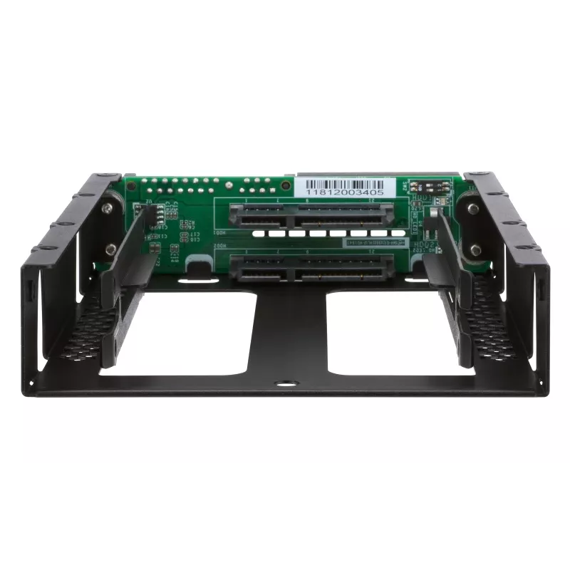 QNAP QDA-A2AR - Caixa RAID interna - 3.5 to 2 x 2.5 (8,9 cm até 2 x 6,4 cm) - RAID 0, 1, JBOD - SATA 6Gb/s