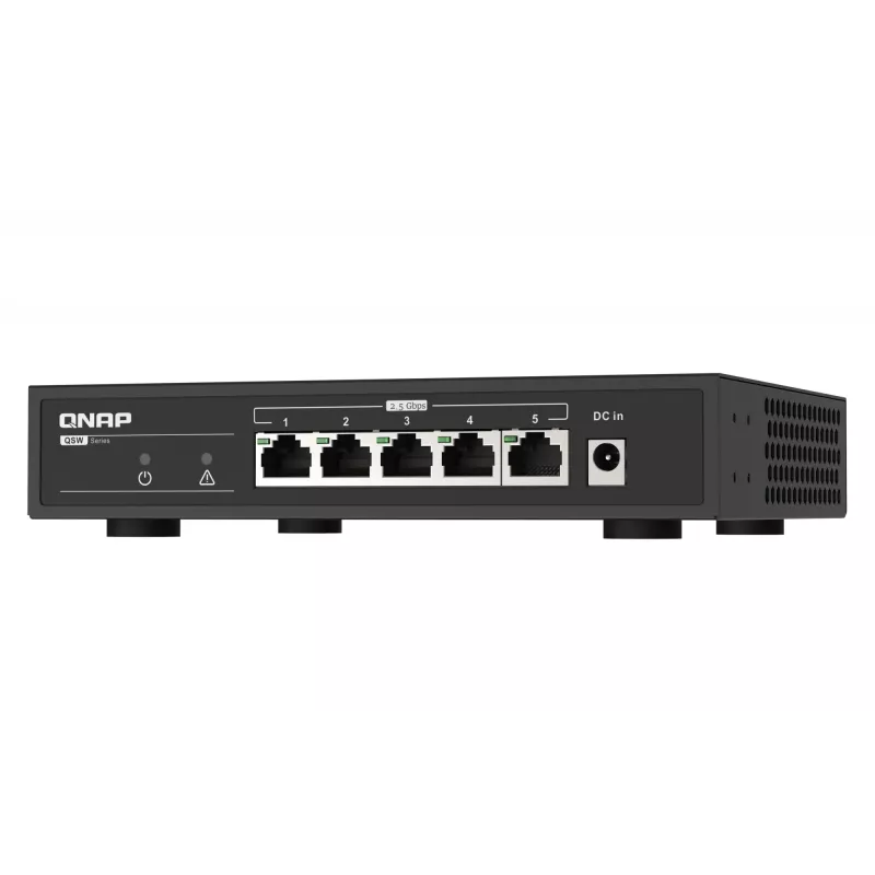 QNAP QSW-1105-5T switch não gerido de 5 portas, 5x 2.5GbE