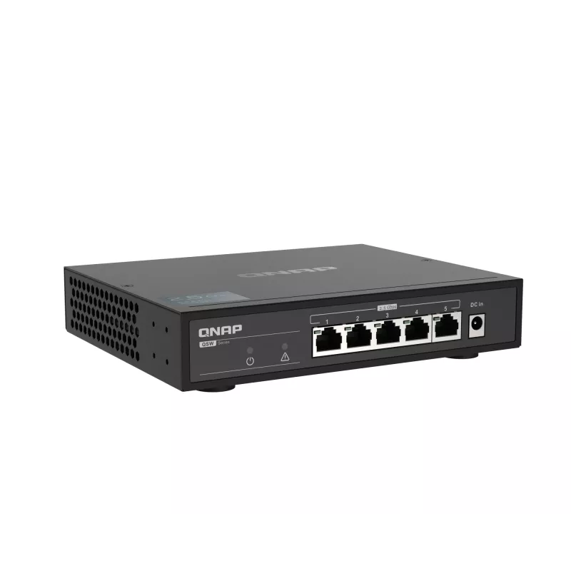 QNAP QSW-1105-5T switch não gerido de 5 portas, 5x 2.5GbE