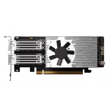 Placa de rede QNAP QXG-100G2SF-E810 Interna Fibra ótica 100000 Mbit/s