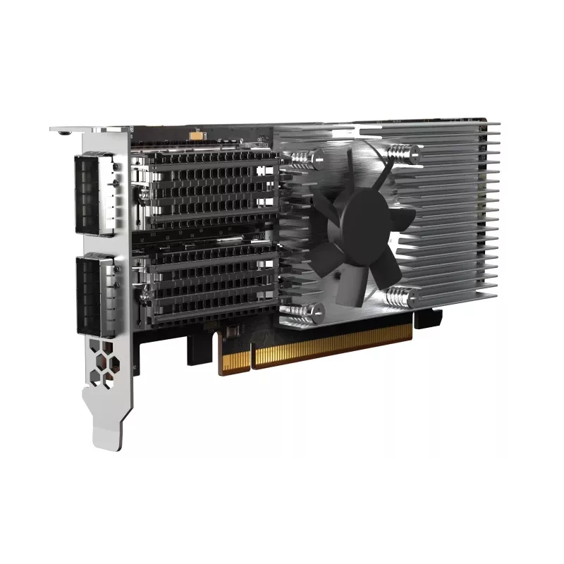 Placa de rede QNAP QXG-100G2SF-E810 Interna Fibra ótica 100000 Mbit/s