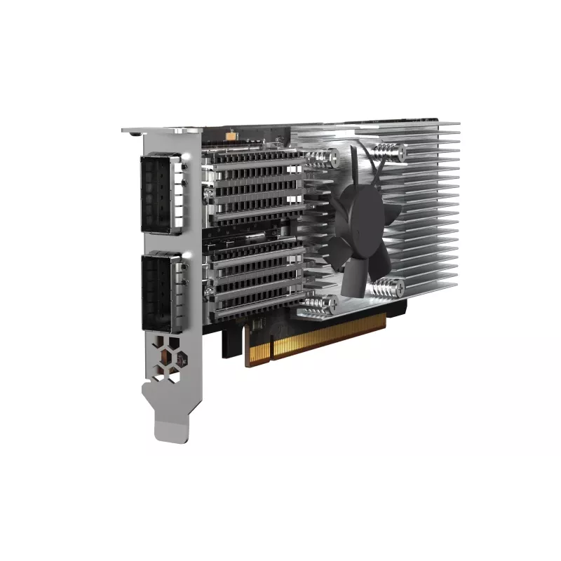 Placa de rede QNAP QXG-100G2SF-E810 Interna Fibra ótica 100000 Mbit/s