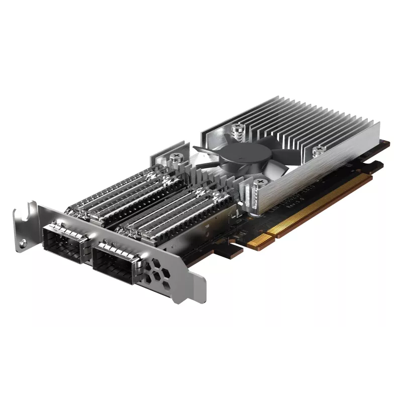 Placa de rede QNAP QXG-100G2SF-E810 Interna Fibra ótica 100000 Mbit/s