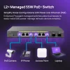 Switch gerido EnGenius FitSwitch 8 PoE 8 portas Gigabit Ethernet