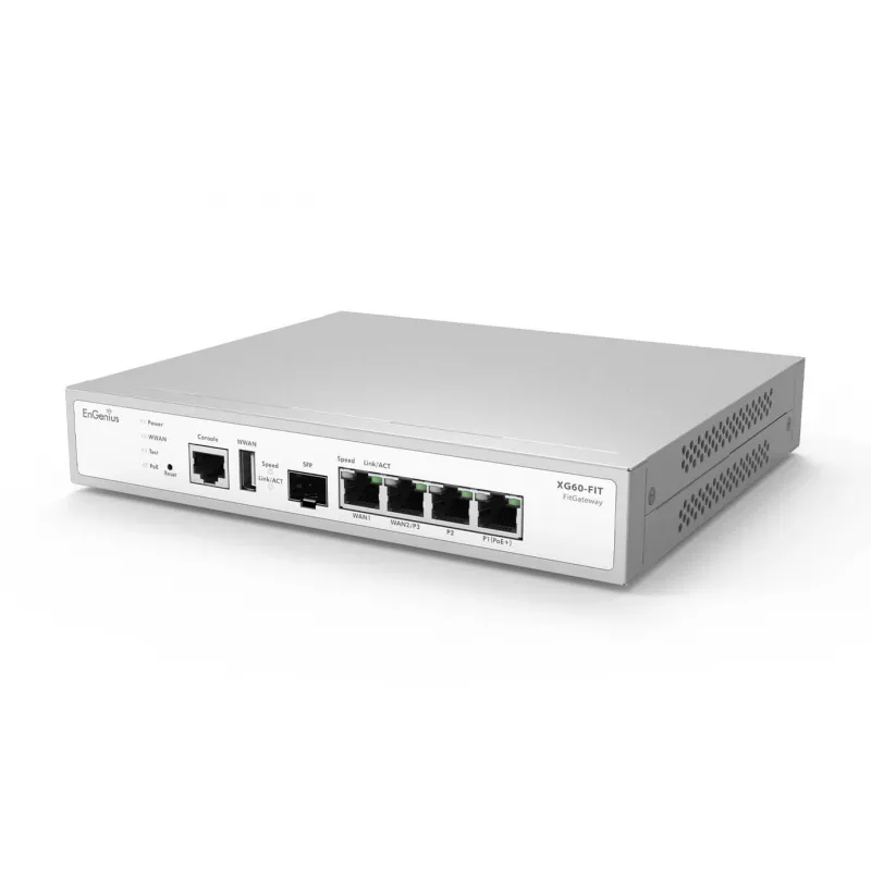 Gateway gerido EnGenius FitXpress 2 x GbE LAN & 2 x GbE WAN & 1 porta SFP
