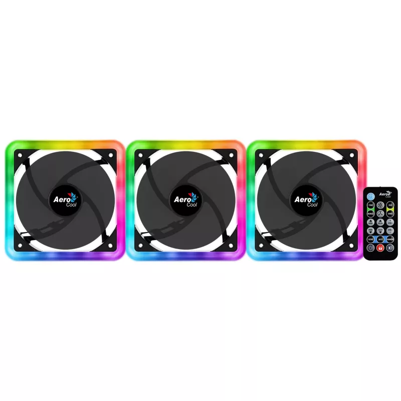 Ventoinha para caixa de computador Aerocool Edge 14 Pro 14 cm Preto