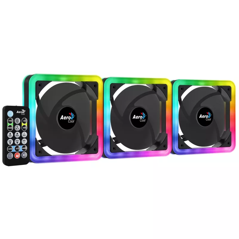 Ventoinha para caixa de computador Aerocool Edge 14 Pro 14 cm Preto
