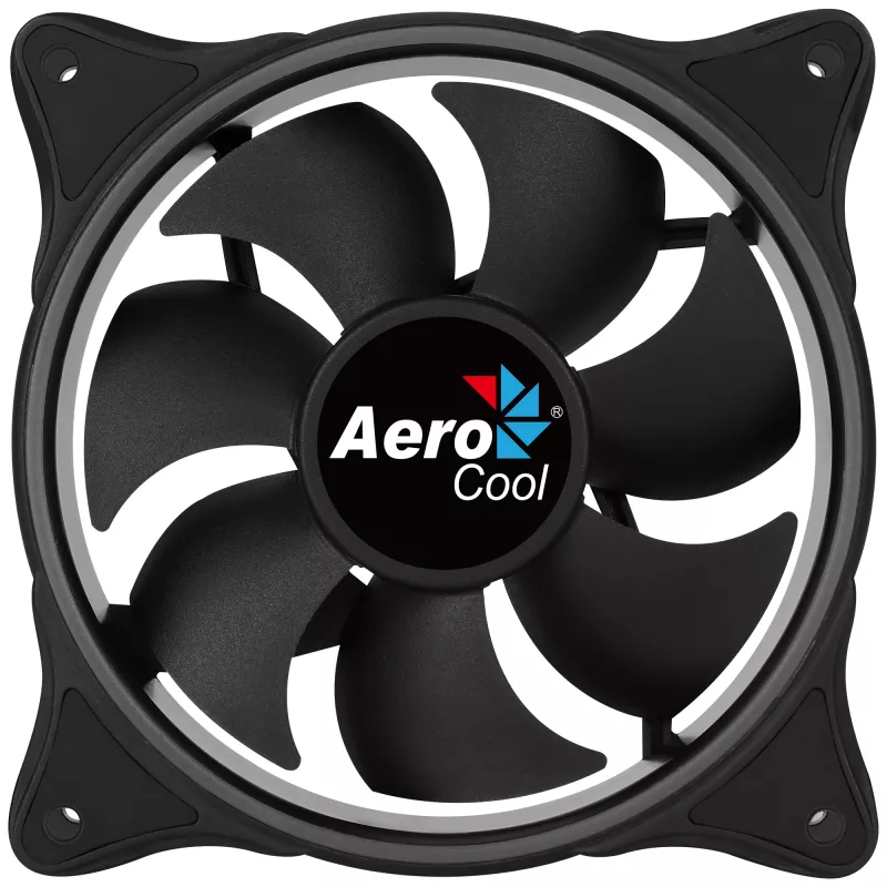 Ventoinha para caixa de computador Aerocool Eclipse 12 12 cm Preto
