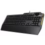 Teclado ASUS TUF Gaming K1 USB Preto Full-Size RGB LED