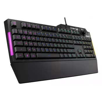Teclado ASUS TUF Gaming K1 USB Preto Full-Size RGB LED