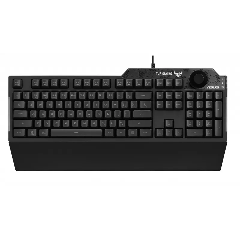 Teclado ASUS TUF Gaming K1 USB Preto Full-Size RGB LED