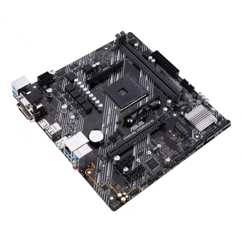 Placa-mãe ASUS PRIME A520M-E/CSM, AMD A520, Socket AM4, micro ATX