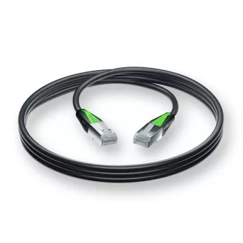 Cabo de rede Zyxel ACCESSORY-ZZ0110F Cat6a, RJ-45 para RJ-45, 1 m, preto