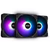 MSI MAX F12A-3 Kit de ventoinhas 120mm ARGB - Acessório para caixa '3x ventoinhas 120mm ARGB PWM, 600-1500 rpm, Mystic Lighting Sync'