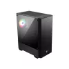 MSI MAG FORGE 111R Caixa de computador Gaming Mid Tower 'preto, 1x ventoinha ARGB PWM de 120mm, hub ARGB 1-6, Mystic Light Sync, painel de vidro temperado, ATX, mATX, mini-ITX'