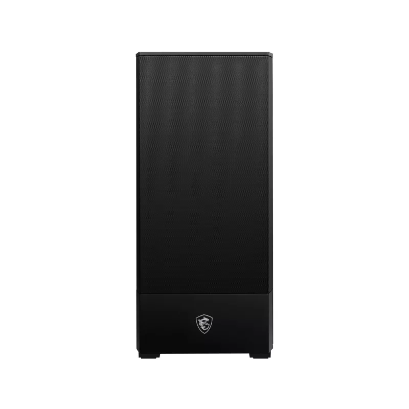 MSI MAG FORGE 111R Caixa de computador Gaming Mid Tower 'preto, 1x ventoinha ARGB PWM de 120mm, hub ARGB 1-6, Mystic Light Sync, painel de vidro temperado, ATX, mATX, mini-ITX'