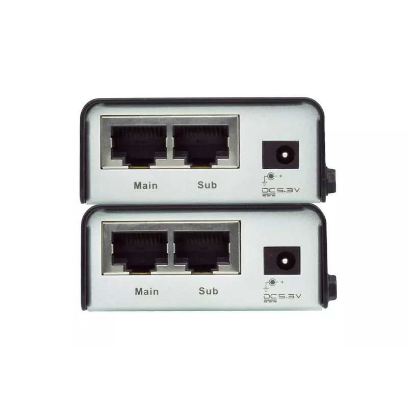 Extensor AV ATEN VE602 DVI Dual Link com áudio, 2560×1600 até 40 m, Cat5e