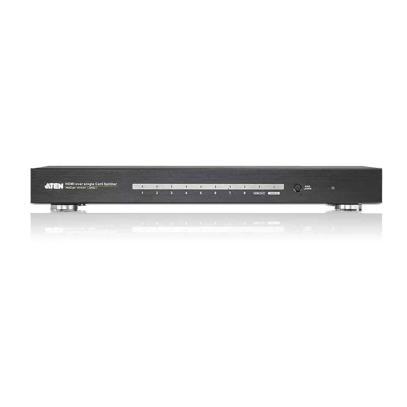 ATEN Splitter HDMI 8 portas CAT5e/6 sobre cabo Cat único / 4K / RS232 / HDBaseT