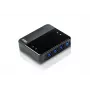 ATEN Dispositivo de partilha de periféricos USB 3.0 de 4 portas, 5 Gbit/s, Micro-USB Type-B, preto, plástico, 0 - 40 °C, -20 - 60 °C