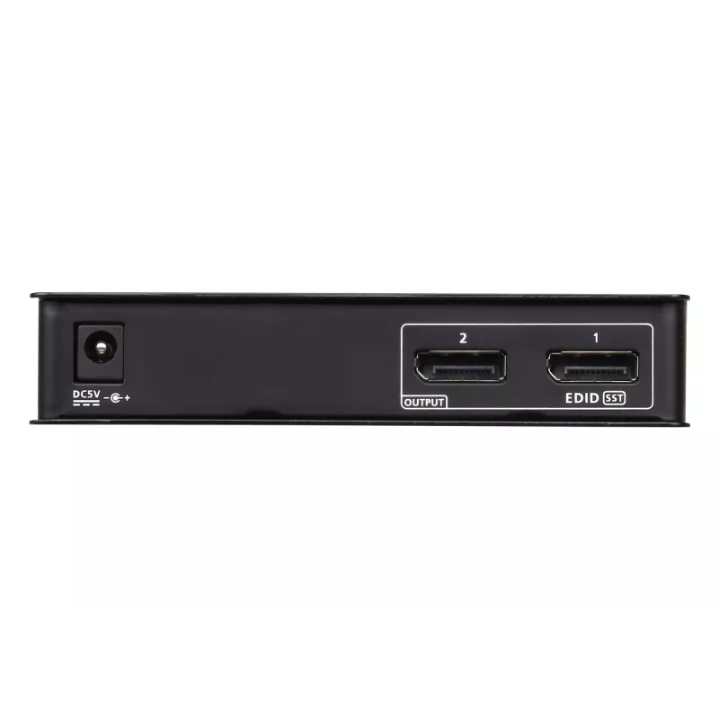 ATEN Splitter DisplayPort 1.2a 4K de 2 portas, DisplayPort, 2x DisplayPort, 4096 x 2160 píxeis, preto, metal, 4K Ultra HD