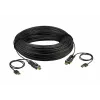 ATEN Cabo ótico ativo HDMI 4K de 100m, 100 m, HDMI tipo D (Micro), HDMI tipo D (Micro), 3D, 18 Gbit/s, preto