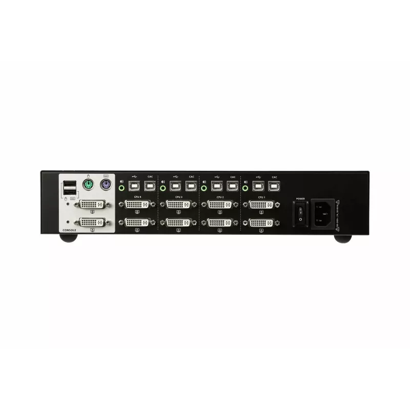 ATEN KVM seguro USB DVI Dual Display de 4 portas