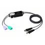 Switch KM ATEN 2 portas USB Boundless com cabo CS62KM