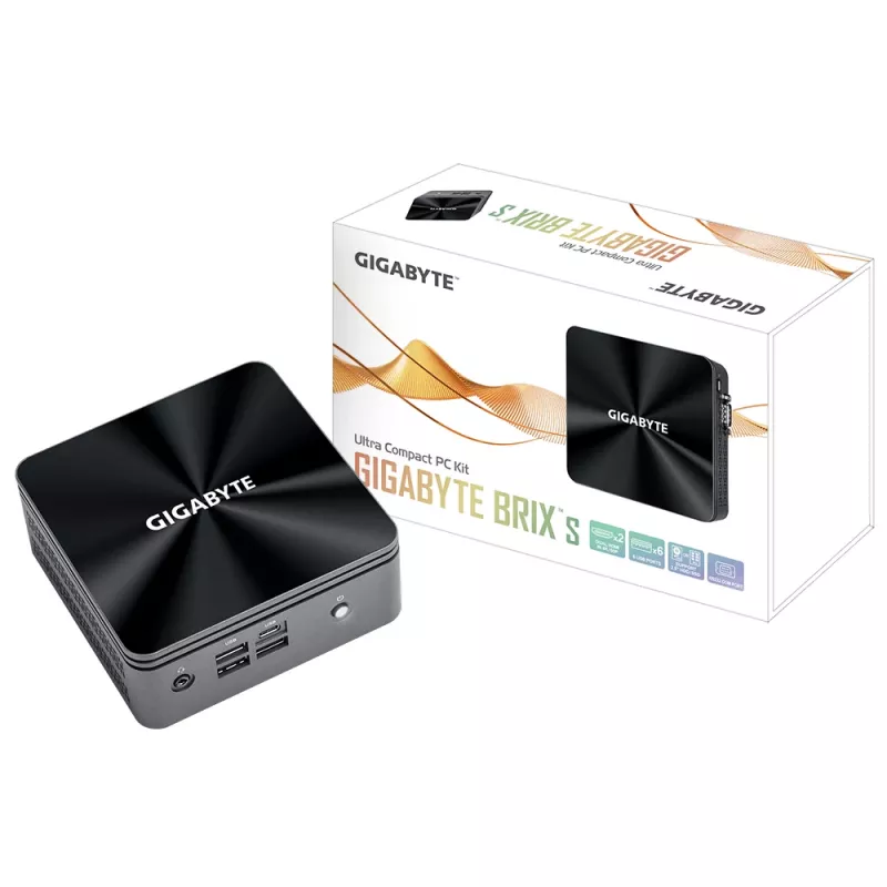 GIGABYTE GB-BRi5H-10210(E) UCFF preto i5-10210U 1,6 GHz
