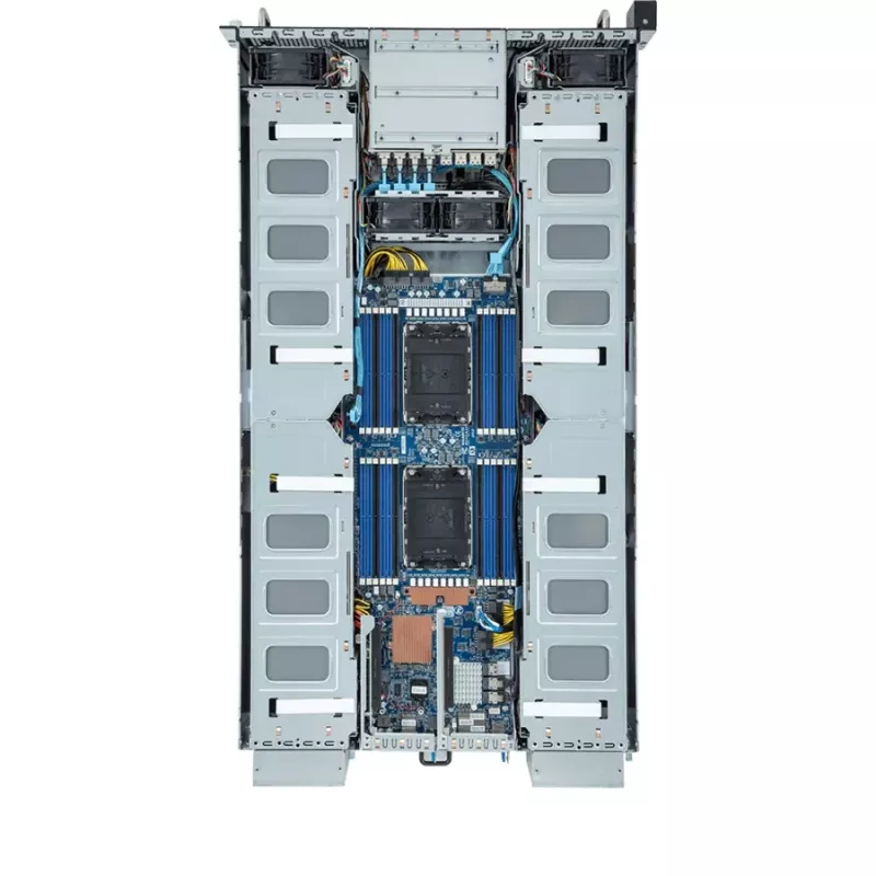 Caixa de computador Gigabyte G293-Z20 Rack-Server 2U preto