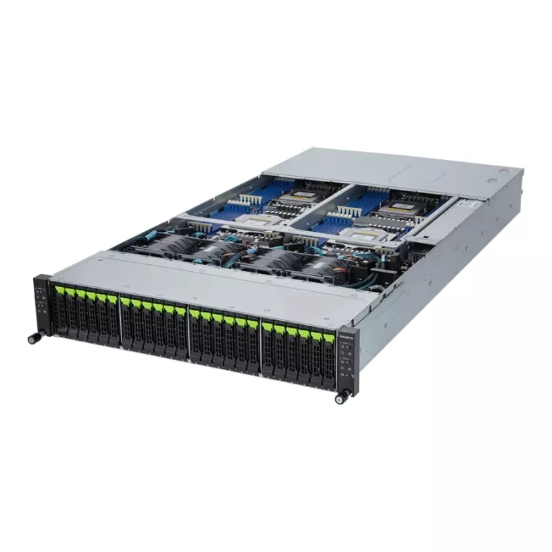 GIGABYTE H273 LGA 6096 Rack (2U) preto