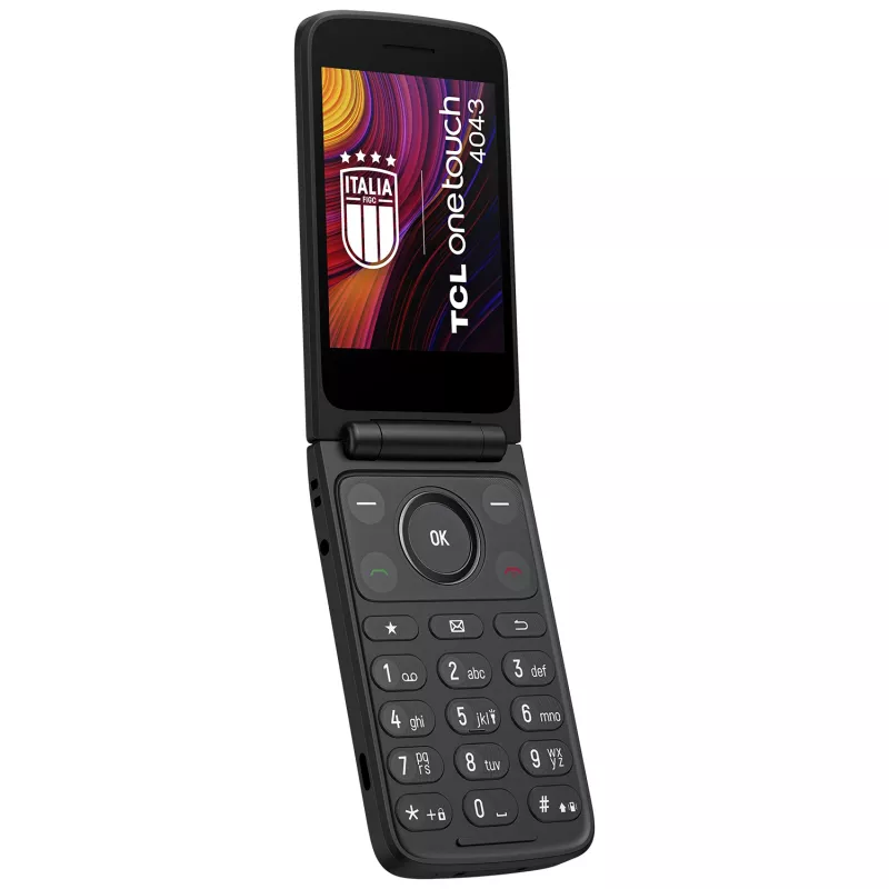 TCL OneTouch 4043 8,13 cm (3,2 polegadas) 130,6 g cinzento telemóvel básico