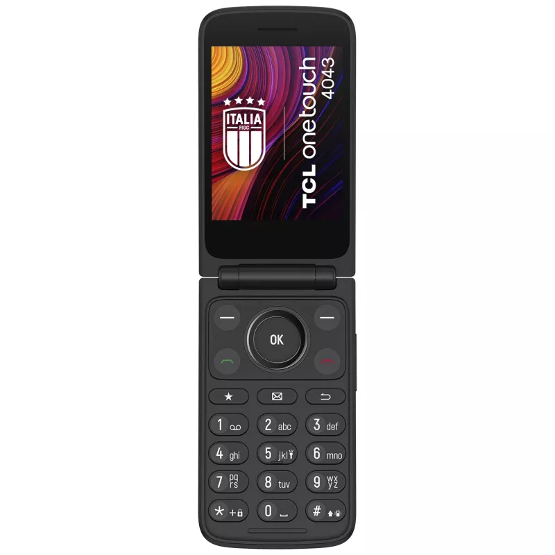 TCL OneTouch 4043 8,13 cm (3,2 polegadas) 130,6 g cinzento telemóvel básico