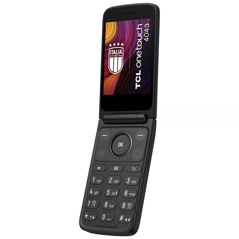 TCL OneTouch 4043 8,13 cm (3,2 polegadas) 130,6 g cinzento telemóvel básico