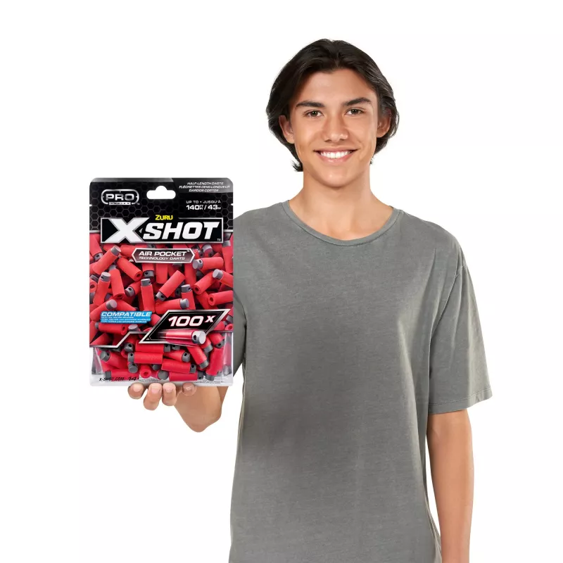 XSHOT Pro Series recarga de dardos de meia longitude (100 dardos) ZURU