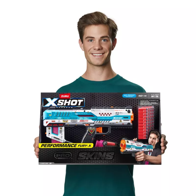 Lançador de brinquedo Zuru XSHOT 36772 — plástico multicolor, 400 g, idade 14+