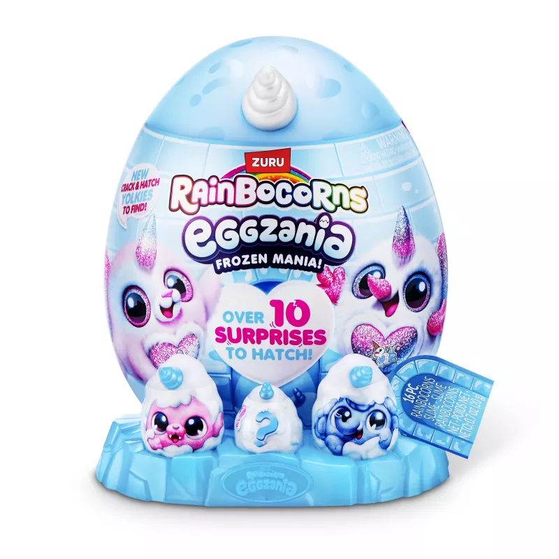 Peluche Zuru Rainbocorns Eggzania Frozen Mania — peluche animal, multicolor, a partir de 3 anos