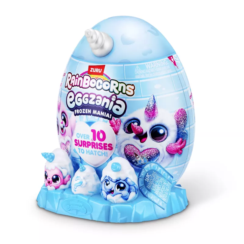 Peluche Zuru Rainbocorns Eggzania Frozen Mania — peluche animal, multicolor, a partir de 3 anos